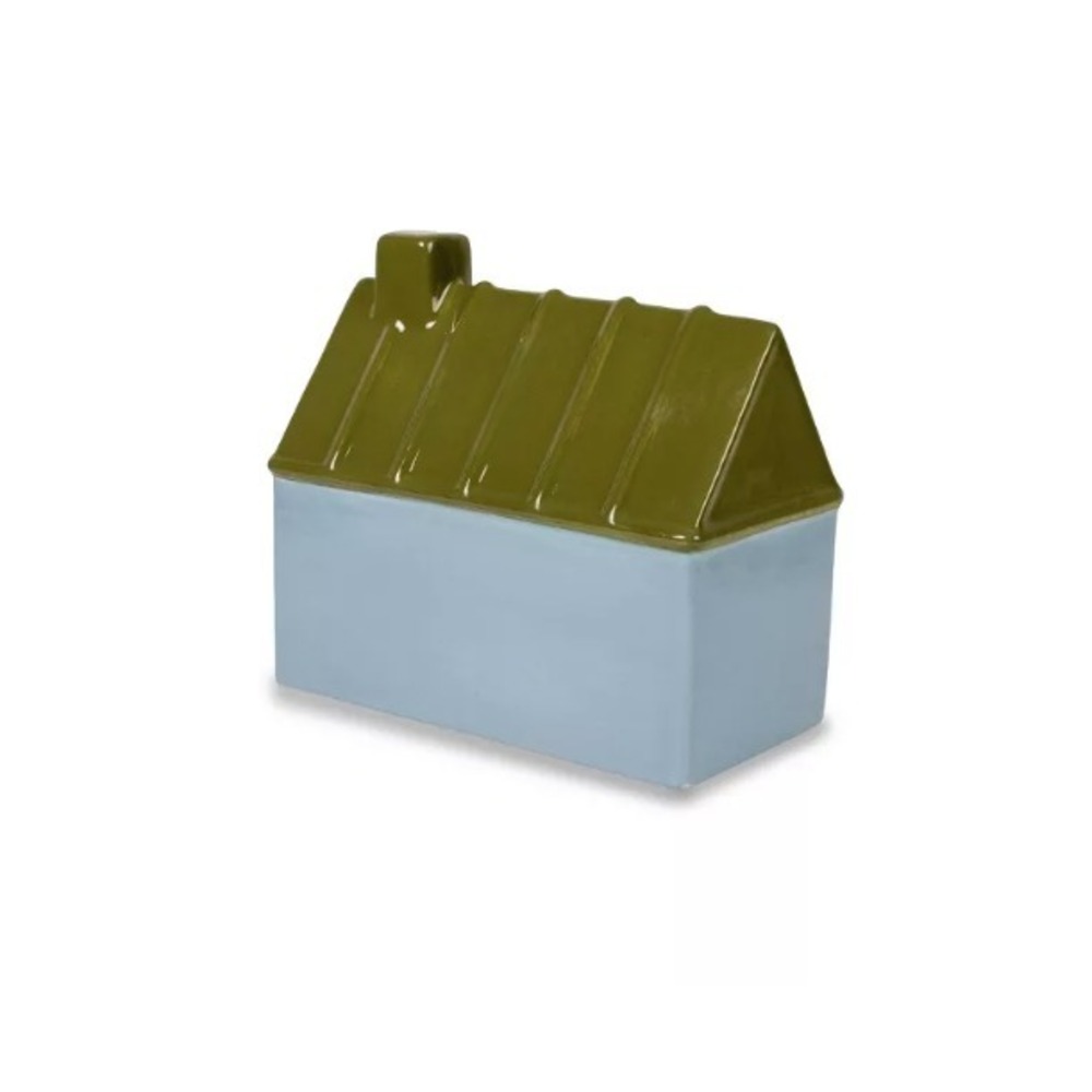 Target Bullseye ~ 5" Blue Ceramic LED Light Up House Village Easter Spring 2026 - Picture 3 of 7